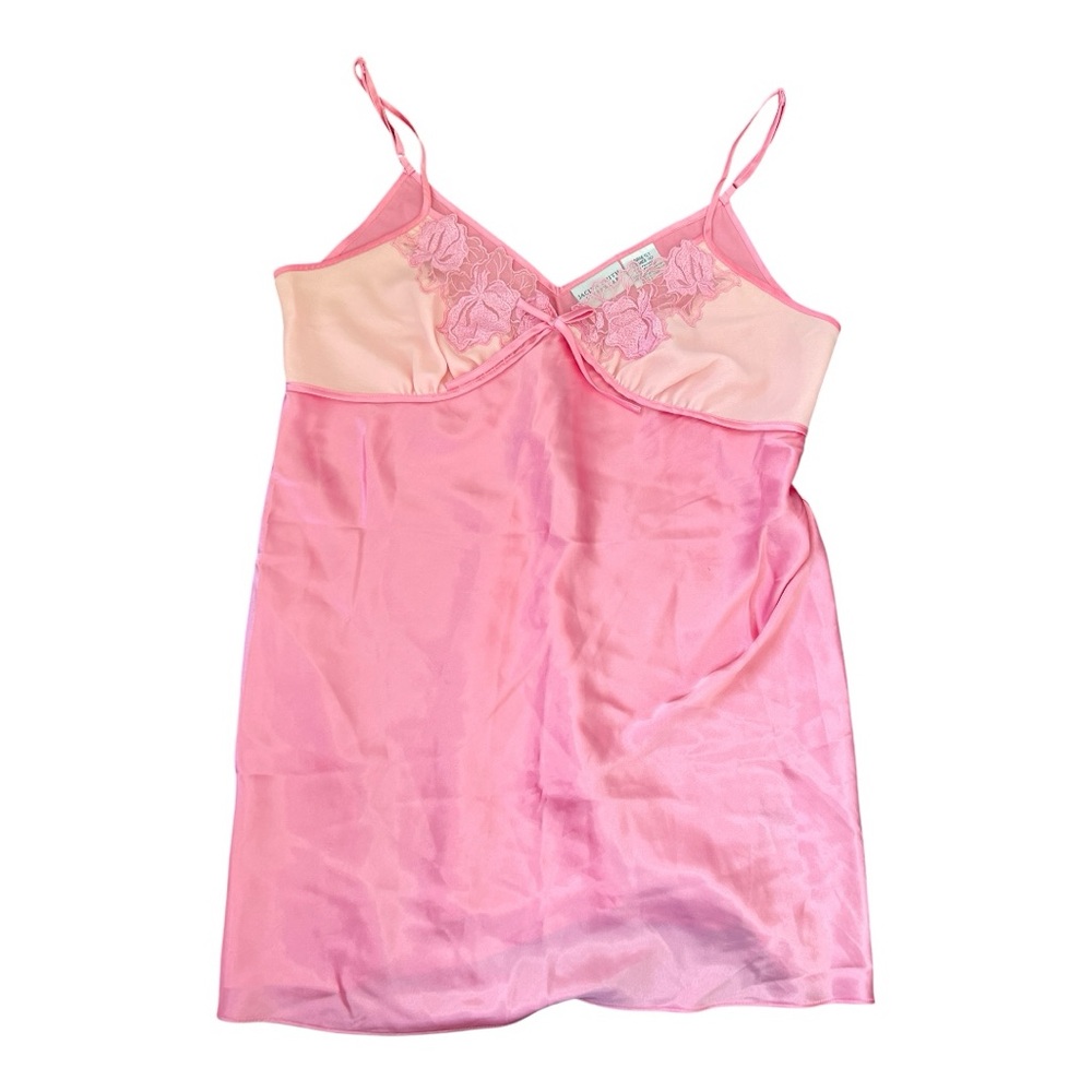 Pink Lace Trim Chemise